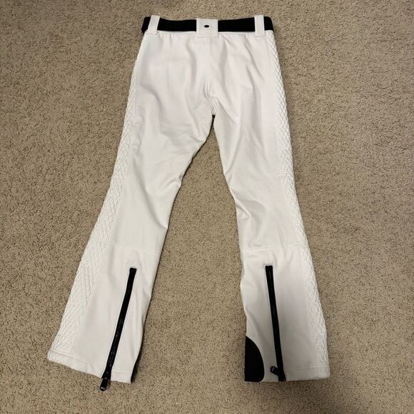 Goldbergh Pippa Brooke Ski Pants Waterproof White Black Worn Once US 12 - Picture 7 of 9